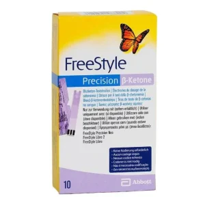 FreeStyle Precision B-Ketone Teststrips – Nauwkeurige Ketonmeting (10 stuks)
