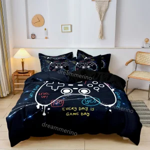 GAMER'S DREAM – Gaming Kinderdekbedovertrek Set met Spelcontroller Ontwerp