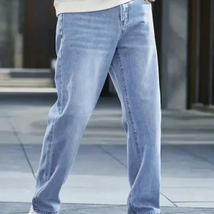 JAMES - Casual denim broek met rechte pijpen
