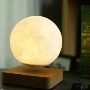 CelestiaGlow Maanlamp – Magisch zwevende maanlamp met warm LED-licht en magnetische zweeftechniek