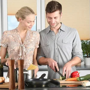 ACACIA - Houten zout- en pepermolen set van acaciahout