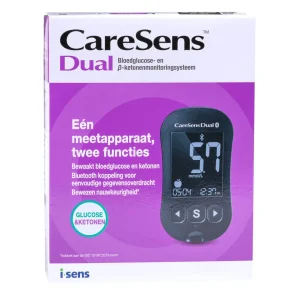 CareSens Dual Startpakket – Glucose- én Ketonmetingen in Één Slimme Meter