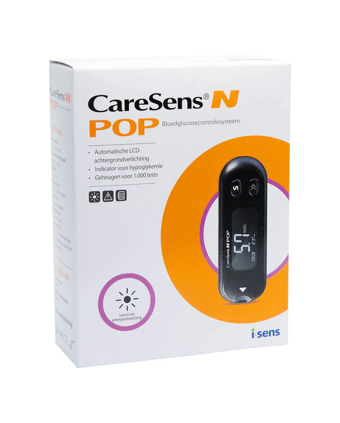 CareSens N POP Glucosemeter Startpakket – Snel en Betrouwbaar Bloedglucose Meten