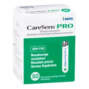 CareSens PRO Teststrips (50 stuks) – Snelle en Nauwkeurige Glucosemetingen