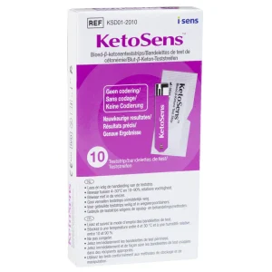 CareSens KetoSens Ketonen Teststrips (10 stuks) – Betrouwbare B-ketonmetingen